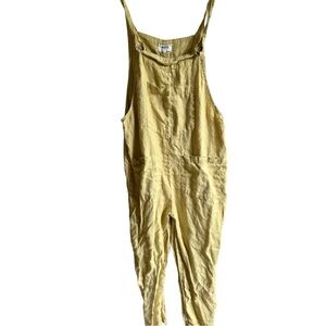 Mate the Label Maya Linen Overalls, Pear